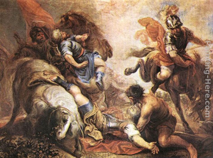 The Conversion of St Paul painting - Juan Antonio Frias y Escalante The Conversion of St Paul art painting